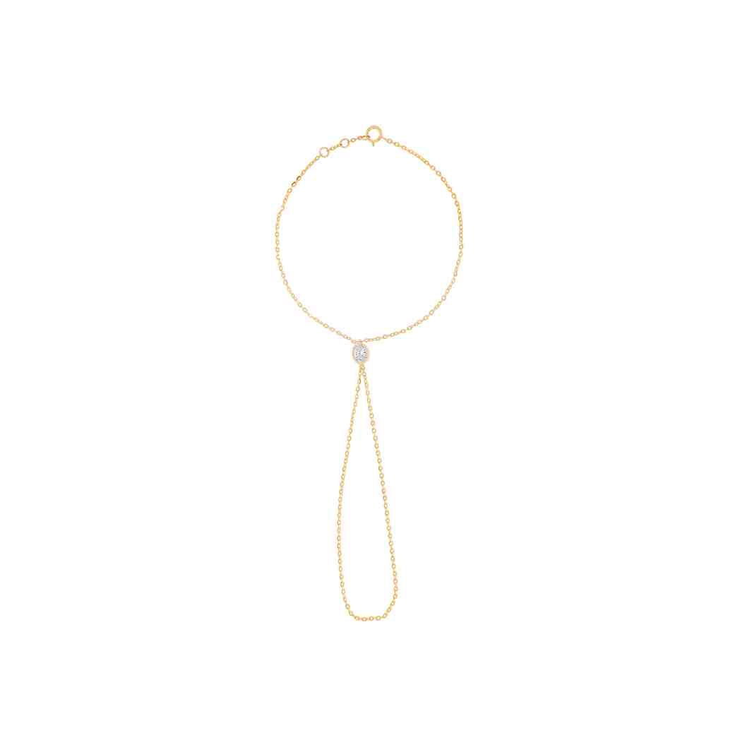 Oval Shaped Finger Brecelet BR51231A